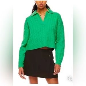 Aritzia Sunday Best Kelly Green Sweater (oversized)